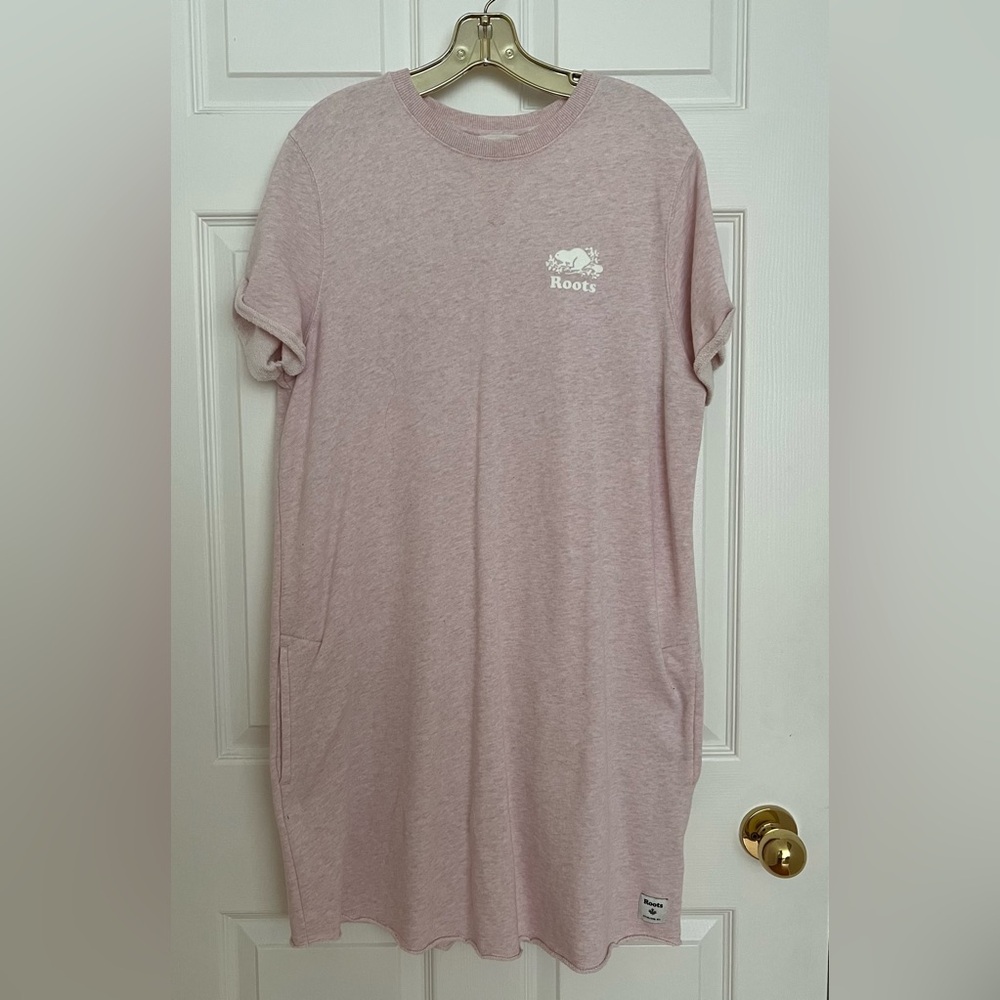 Roots Light Pink Casual Dress